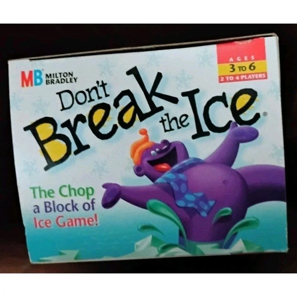 Dont Break The Ice Board Game Vtg 1999 Milton Bradley NEW Open Box Sealed Cubes